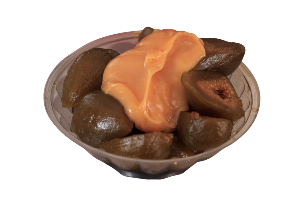 postres chia brevas con arequipe